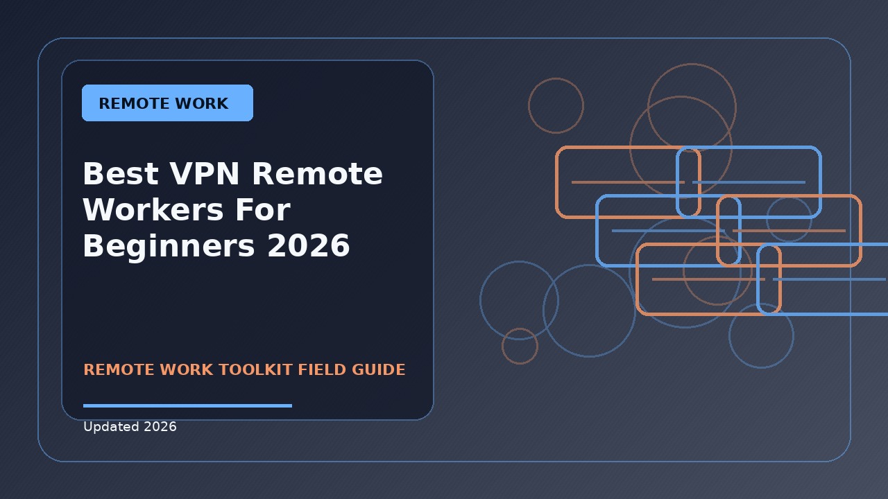 Best VPN Remote Workers For Beginners: Practical 2026 Guide