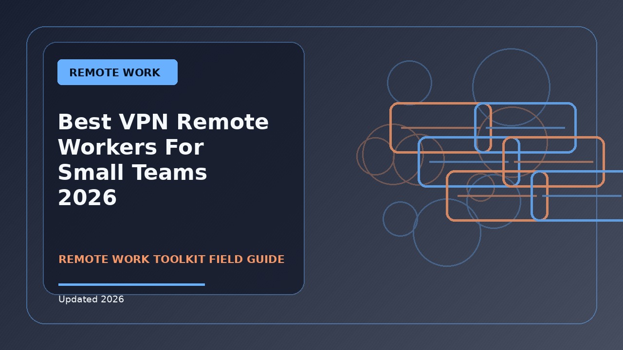 Best VPN Remote Workers For Small Teams: Practical 2026 Guide